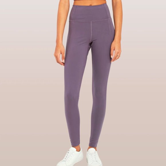 NWT Girlfriend Collective Dahlia Purple Compression High-Rise Workout Legging XS - Picture 3 of 8